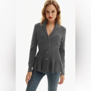 Belle Poque Cardigan Sweater Vintage Shawl Lapel